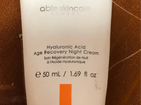Uusi Able skincare hyaluronic night, Kauneudenhoito ja kosmetiikka, Terveys ja hyvinvointi, Helsinki, Tori.fi Uusi Able skincare hyaluronic night, Kauneudenhoito ja kosmetiikka, Terveys ja hyvinvointi, Helsinki, Tori.fi