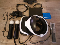 PlayStation VR-lasit (+kamera ja move-ohjaimet)