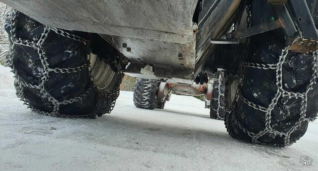 Valtra M120 Ja Metsäkärry Kuormaimella 9