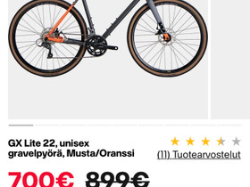 GX Lite 22, unisex gravelpyörä, Musta/Oranssi, Muut pyörät, Polkupyörät ja pyöräily, Helsinki, Tori.fi GX Lite 22, unisex gravelpyörä, Musta/Oranssi, Muut pyörät, Polkupyörät ja pyöräily, Helsinki, Tori.fi
