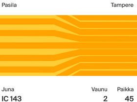 Junalippu Pasila-Tampere la 4.2. Klo 10:30-11:58, Matkat, risteilyt ja lentoliput, Matkat ja liput, Helsinki, Tori.fi Junalippu Pasila-Tampere la 4.2. Klo 10:30-11:58, Matkat, risteilyt ja lentoliput, Matkat ja liput, Helsinki, Tori.fi