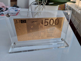 Kullattu 500 eur kehyksessä., Rahat ja mitalit, Keräily, Lappeenranta, Tori.fi Kullattu 500 eur kehyksessä., Rahat ja mitalit, Keräily, Lappeenranta, Tori.fi