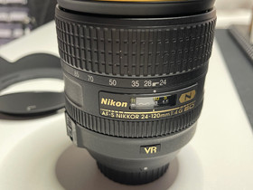 Nikkor AF-S 24-120mm f/4G VR, Kamerat, Kamerat ja valokuvaus, Vantaa, Tori.fi Nikkor AF-S 24-120mm f/4G VR, Kamerat, Kamerat ja valokuvaus, Vantaa, Tori.fi