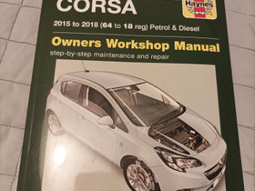 Opel Corsa E Haynes -korjausopas, Harrastekirjat, Kirjat ja lehdet, Vantaa, Tori.fi Opel Corsa E Haynes -korjausopas, Harrastekirjat, Kirjat ja lehdet, Vantaa, Tori.fi