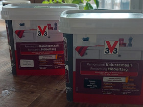 V33 kestävä kalustemaali musta ja valkoinen 750 ml, Muu rakentaminen ja remontointi, Rakennustarvikkeet ja työkalut, Vantaa, Tori.fi V33 kestävä kalustemaali musta ja valkoinen 750 ml, Muu rakentaminen ja remontointi, Rakennustarvikkeet ja työkalut, Vantaa, Tori.fi
