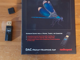 Audioquest Dragonfly Black DAC, Oheislaitteet, Tietokoneet ja lisälaitteet, Kuopio, Tori.fi