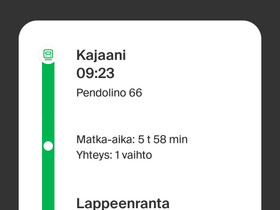 Junalippu Kajaanista Lappeenrantaan, Matkat, risteilyt ja lentoliput, Matkat ja liput, Savonlinna, Tori.fi