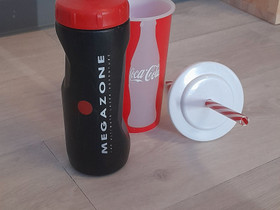 Megazone juomapullo ja CocaCola muki, Kahvikupit, mukit ja lasit, Keittiötarvikkeet ja astiat, Seinäjoki, Tori.fi Megazone juomapullo ja CocaCola muki, Kahvikupit, mukit ja lasit, Keittiötarvikkeet ja astiat, Seinäjoki, Tori.fi