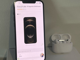 IPhone 12 Pro Max ja AirPods prot 2, Puhelimet, Puhelimet ja tarvikkeet, Helsinki, Tori.fi IPhone 12 Pro Max ja AirPods prot 2, Puhelimet, Puhelimet ja tarvikkeet, Helsinki, Tori.fi