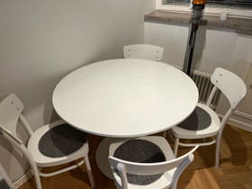 Ikea docksta ruokapöytä + 4 tuolia, Pöydät ja tuolit, Sisustus ja huonekalut, Vantaa, Tori.fi