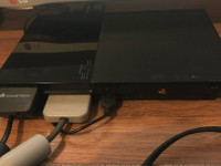 Playstation 2 + 3 ohjainta + 28 kpl pelit + HDMI