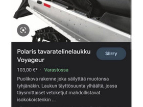 Polaris tarakkalaukku, Moottorikelkan varaosat ja tarvikkeet, Mototarvikkeet ja varaosat, Rovaniemi, Tori.fi