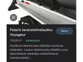 Polaris tarakkalaukku, Moottorikelkan varaosat ja tarvikkeet, Mototarvikkeet ja varaosat, Rovaniemi, Tori.fi Polaris tarakkalaukku, Moottorikelkan varaosat ja tarvikkeet, Mototarvikkeet ja varaosat, Rovaniemi, Tori.fi
