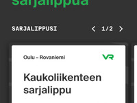Oulu-Rovaniemi OPISKELIJAsarjalipulta matkoja