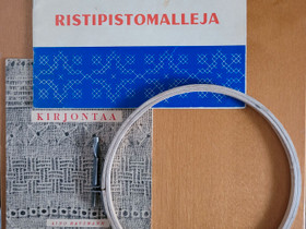 Ristipisto- ja kirjontaohjeita sek ompelukehys, Ksityt, Helsinki, Tori.fi