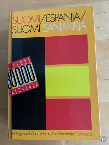 Suomi-Espanja-Suomi -sanakirja, 80 000 hakusana...