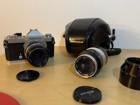 Nikkormat FT2, 50mm f2, ja 135mm f2.8 +kotelo, Kamerat, Kamerat ja valokuvaus, Kontiolahti, Tori.fi