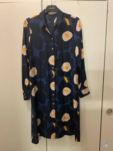 Marimekko Bettina unikko silkkimekko., Vaa...