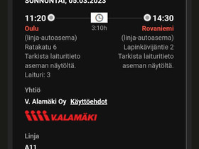 Oulu-Rovaniemi, Matkat, risteilyt ja lentoliput, Matkat ja liput, Rovaniemi, Tori.fi Oulu-Rovaniemi, Matkat, risteilyt ja lentoliput, Matkat ja liput, Rovaniemi, Tori.fi