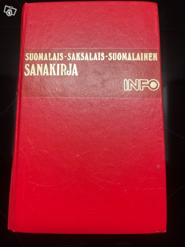 Suomalais-saksalais-suomalainen sanakirja, ...