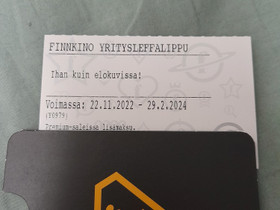 Leffalippu, Keikat, konsertit ja tapahtumat, Matkat ja liput, Espoo, Tori.fi Leffalippu, Keikat, konsertit ja tapahtumat, Matkat ja liput, Espoo, Tori.fi