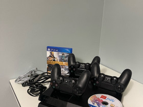 PS4 500 | Kolme DualShock Ohjainta +2 peliä +Kulje, Pelikonsolit ja pelaaminen, Viihde-elektroniikka, Kauniainen, Tori.fi PS4 500 | Kolme DualShock Ohjainta +2 peliä +Kulje, Pelikonsolit ja pelaaminen, Viihde-elektroniikka, Kauniainen, Tori.fi