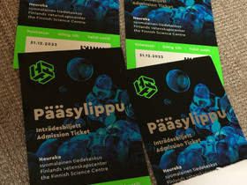 Heurekan pääsylippuja, Keikat, konsertit ja tapahtumat, Matkat ja liput, Vantaa, Tori.fi Heurekan pääsylippuja, Keikat, konsertit ja tapahtumat, Matkat ja liput, Vantaa, Tori.fi
