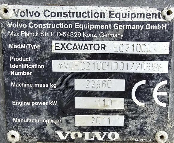 Volvo EC 210 CL 23