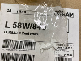Loisteputki Osram L58W/840, Liikkeille ja yrityksille, Vantaa, Tori.fi Loisteputki Osram L58W/840, Liikkeille ja yrityksille, Vantaa, Tori.fi