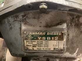 Yanmar YSB12 10hv diesel, Veneen varusteet ja varaosat, Venetarvikkeet ja veneily, Vantaa, Tori.fi