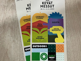 Kevätmessut lippu, Keikat, konsertit ja tapahtumat, Matkat ja liput, Helsinki, Tori.fi Kevätmessut lippu, Keikat, konsertit ja tapahtumat, Matkat ja liput, Helsinki, Tori.fi