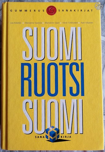 Suomi-Ruotsi-Suomi sanakirja, O...