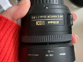 Nikkor 35mm f1.8 NIKON, Objektiivit, Kamerat ja valokuvaus, Helsinki, Tori.fi Nikkor 35mm f1.8 NIKON, Objektiivit, Kamerat ja valokuvaus, Helsinki, Tori.fi