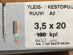 TTAP 3,5x20 rst ruuvi, Työkalut, tikkaat ja laitteet, Rakennustarvikkeet ja työkalut, Kerava, Tori.fi TTAP 3,5x20 rst ruuvi, Työkalut, tikkaat ja laitteet, Rakennustarvikkeet ja työkalut, Kerava, Tori.fi