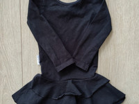 Gugguu musta mekko koko 68