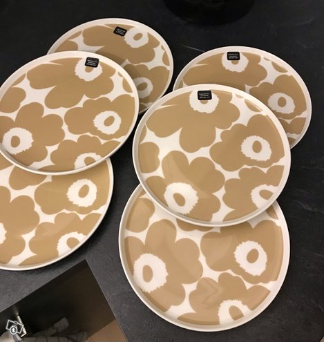 Marimekko Oiva Unikko lautanen iso, ...