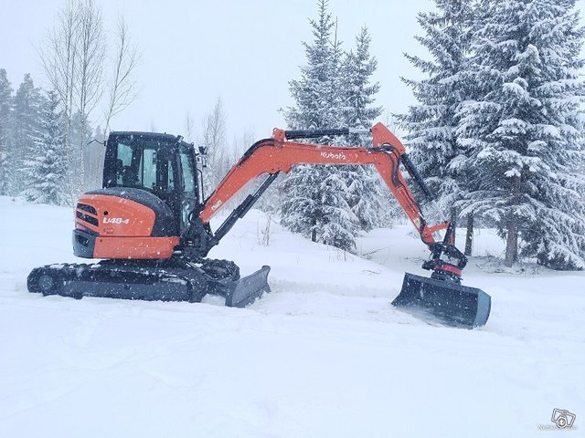 Kubota KX48-4 Kumitela Kaivinkone Pyörittäjällä 5