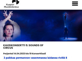 Musiikkia, sirkusta ja flamencoa, Keikat, konsertit ja tapahtumat, Matkat ja liput, Kuopio, Tori.fi