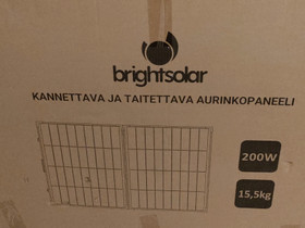 Aurinkopaneeli,kannettava 200w, Matkailuvaunujen tarvikkeet, Matkailuautojen tarvikkeet, Tampere, Tori.fi