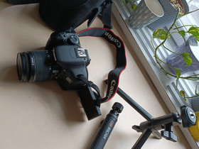 Canon 600D + jalusta/pidike, Kamerat, Kamerat ja valokuvaus, Raisio, Tori.fi