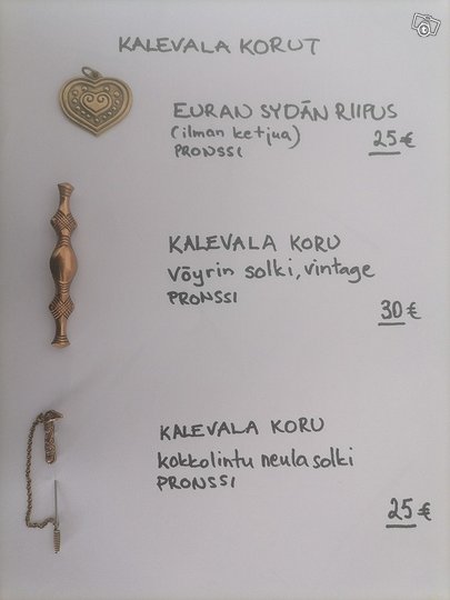 Kalevala korut, Muu keräily, Ke...