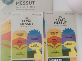 Kevätmessuille 2kpl lippua, Keikat, konsertit ja tapahtumat, Matkat ja liput, Helsinki, Tori.fi Kevätmessuille 2kpl lippua, Keikat, konsertit ja tapahtumat, Matkat ja liput, Helsinki, Tori.fi