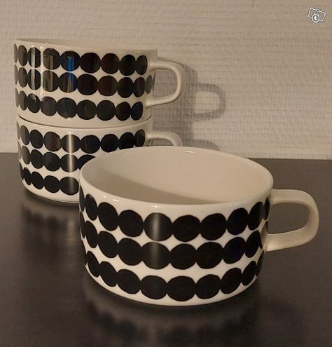 Marimekko teekuppi x 3, Kahviku...