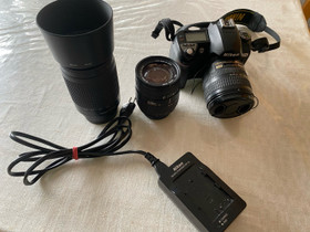 Nikon D70 Digijärkkäri + 3 objektiivia, Kamerat, Kamerat ja valokuvaus, Kontiolahti, Tori.fi