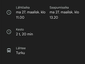 Bussilippu huomiselle, Matkat, risteilyt ja lentoliput, Matkat ja liput, Helsinki, Tori.fi