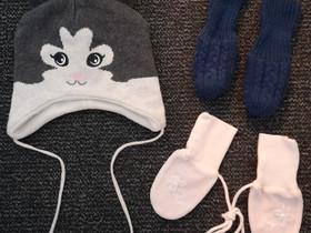 Tyttöjen pipo ja tumput, Lastenvaatteet ja kengät, Alavus, Tori.fi Tyttöjen pipo ja tumput, Lastenvaatteet ja kengät, Alavus, Tori.fi