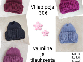 Villapipoja tilauksesta ja valmiina, Laukut ja hatut, Asusteet ja kellot, Jyväskylä, Tori.fi Villapipoja tilauksesta ja valmiina, Laukut ja hatut, Asusteet ja kellot, Jyväskylä, Tori.fi