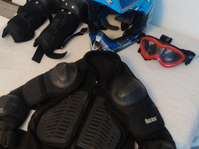 Motocross varusteita/mönkiä ajovarusteita lapselle, Ajoasut, kengät ja kypärät, Mototarvikkeet ja varaosat, Pori, Tori.fi
