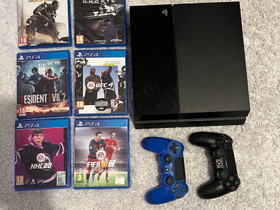 PlayStation 4 + 2 ohjainta + 7 peliä, Pelikonsolit ja pelaaminen, Viihde-elektroniikka, Oulu, Tori.fi PlayStation 4 + 2 ohjainta + 7 peliä, Pelikonsolit ja pelaaminen, Viihde-elektroniikka, Oulu, Tori.fi