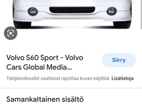 Volvo s60 mk1 sport etulippa, Autovaraosat, Auton varaosat ja tarvikkeet, Lappeenranta, Tori.fi Volvo s60 mk1 sport etulippa, Autovaraosat, Auton varaosat ja tarvikkeet, Lappeenranta, Tori.fi